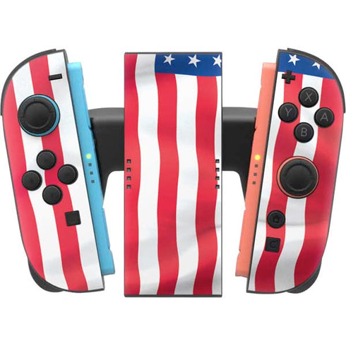 USA Flag Nintendo Switch 2 (2025) Joy-Con Controller Skin